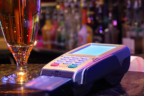 Paying For Drinks With Credit Card